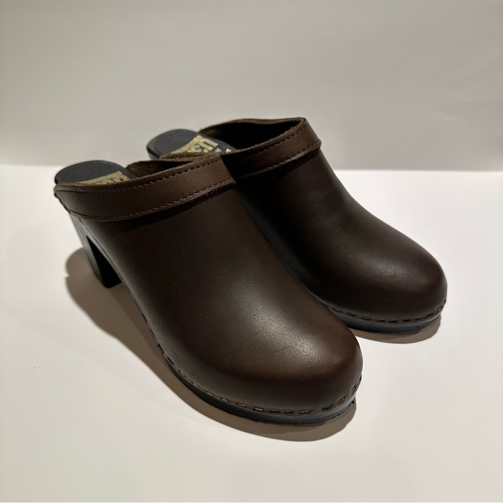 Sven Swedish Open Clog In Dark Brown - image 2